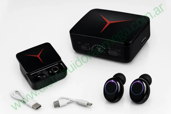 Auricular Bluetooth JK603 PRO In Ear con Estuche Gamer