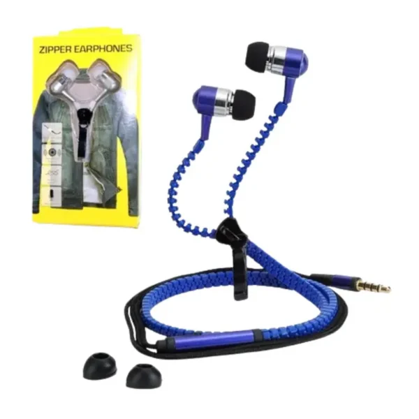 Auricular Manos Libres Cierre Colores Zipper