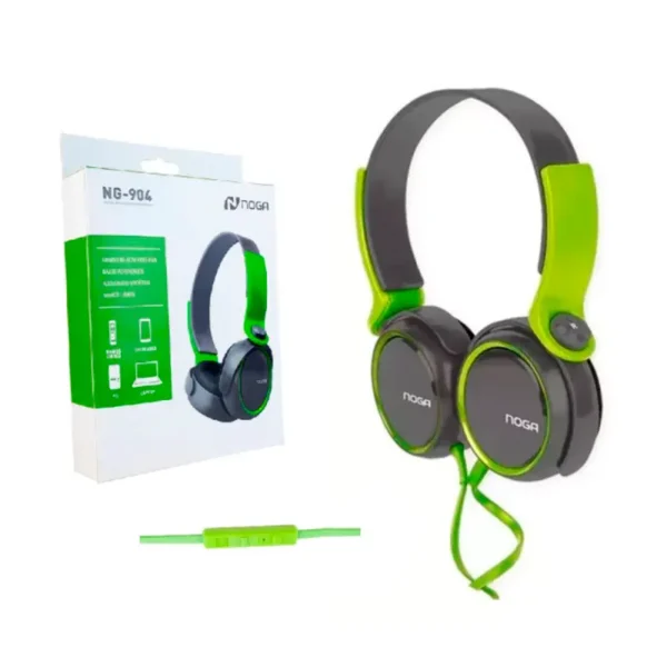 Auricular Noganet Ng-904 Negro/Verde