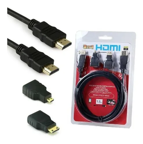 Cable Hdmi 3 En 1 Hdtv Cab-6568