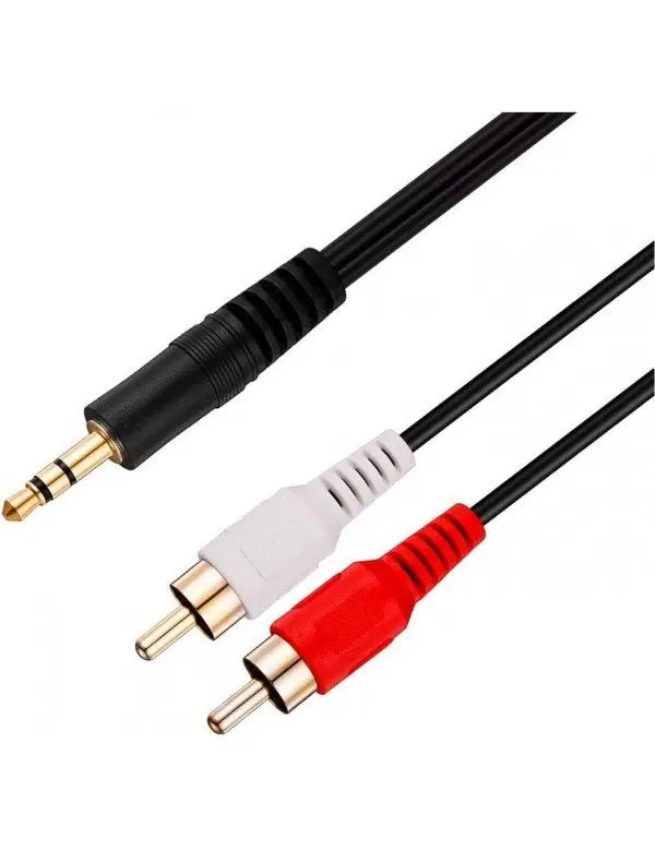 Cable Miniplug A 2 Rca 1.5Mt Tmcb6414
