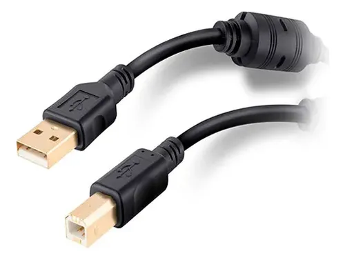 Cable Para Impresora Usb 2.0 1.5Mt Bolsa