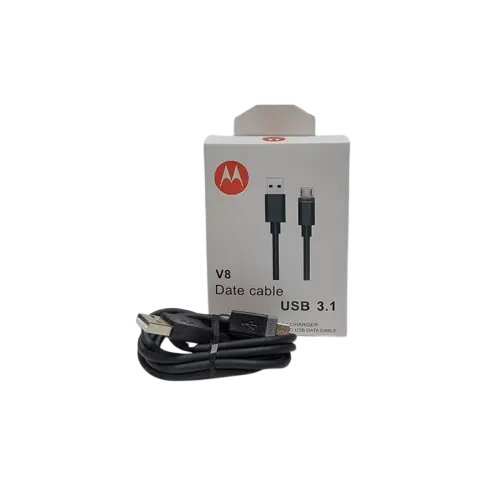 Cable V8 Motorola 3.1A Caja
