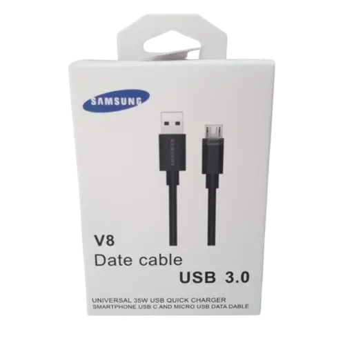 Cable V8 Samsung 3.1A Caja