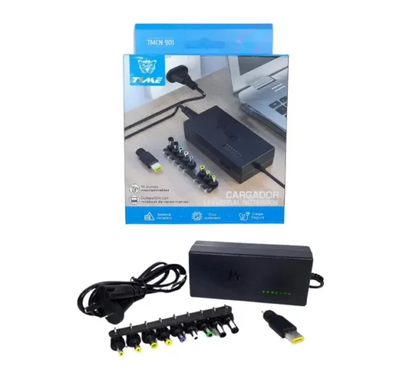 Cargador De Notebook Universal Time 120W Tmcn901
