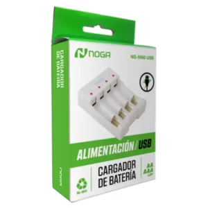 Cargador De Pilas Noganet Para 4 Pilas Aa/Aaa