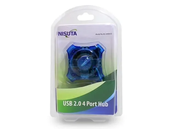 Hub Usb Nisuta 2.0 4 Puertos Ns-Uh0410