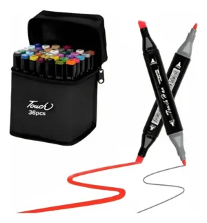 Marcador-Fibron-Doble-Punta-x-36-Unidades-con-Bolso-1.webp Marcador / Fibron Doble Punta x 36 Unidades con Bolso