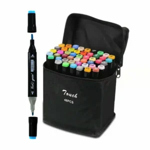 Marcador-Fibron-Doble-Punta-x-48-Unidades-con-Bolso-1.webp Marcador / Fibron Doble Punta x 48 Unidades con Bolso