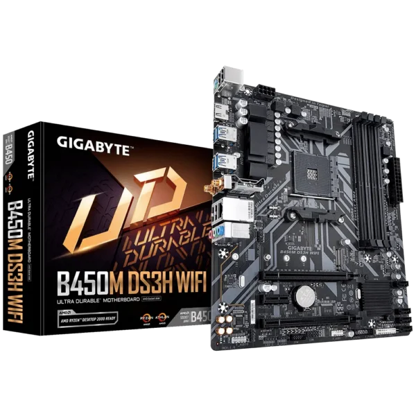 Motherboard Gigabyte B450M Ds3H Wifi S/Am4