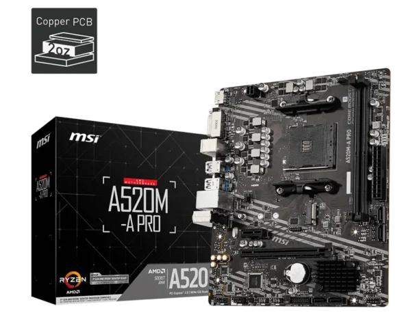 Motherboard Msi A520M-A Pro S/Am4