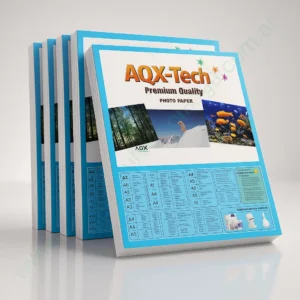 Papel Esp. Aqx 130Gr. Glossy Foto Autoadhes. X 100