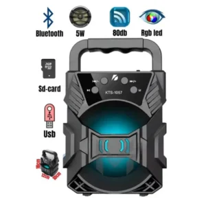 Parlante Bluetooth Kts-1057 (18Cm X 12Cm)