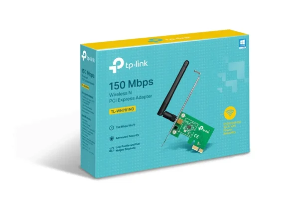 Placa De Red Wireless Pci-E 150Mbps Tl-Wn781Nd