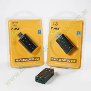 Placa De Sonido Externa Usb 7.1 Tyme