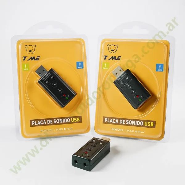 Placa De Sonido Externa Usb 7.1 Tyme
