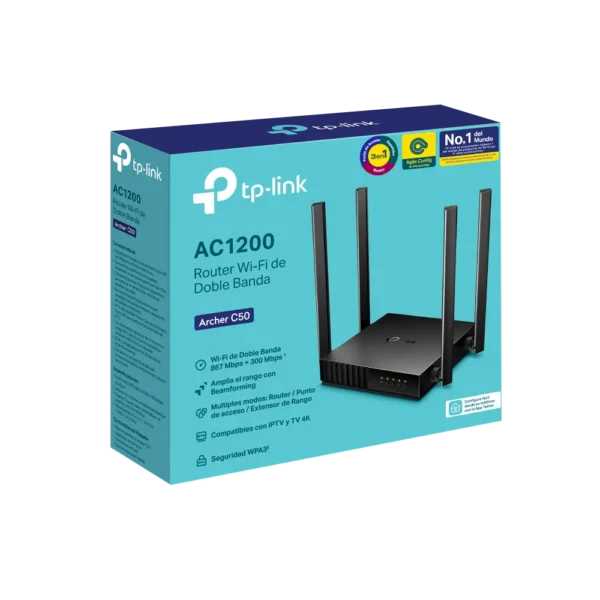 Router Inalambrico TP-Link Doble Banda Archer C50