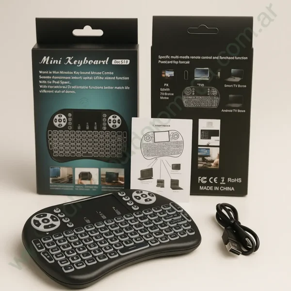 Teclado Mini Inalambrico Retroiluminado SMART