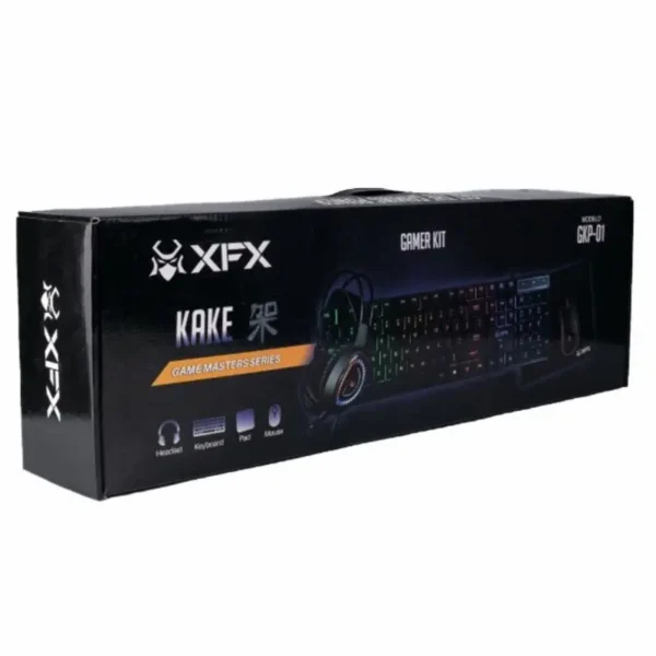 Teclado Y Mouse Xfx Kake Gkp-01 Cableado + Auricular