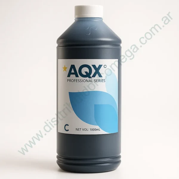 Tinta Aqx Hp X 1000Ml. Cyan