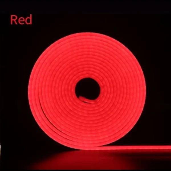 Tira Neon Rojo 5Mts C/Fuente Videomax