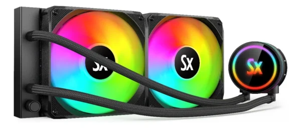 Water Cooler Solarmax Argb Wc-B240 Negro