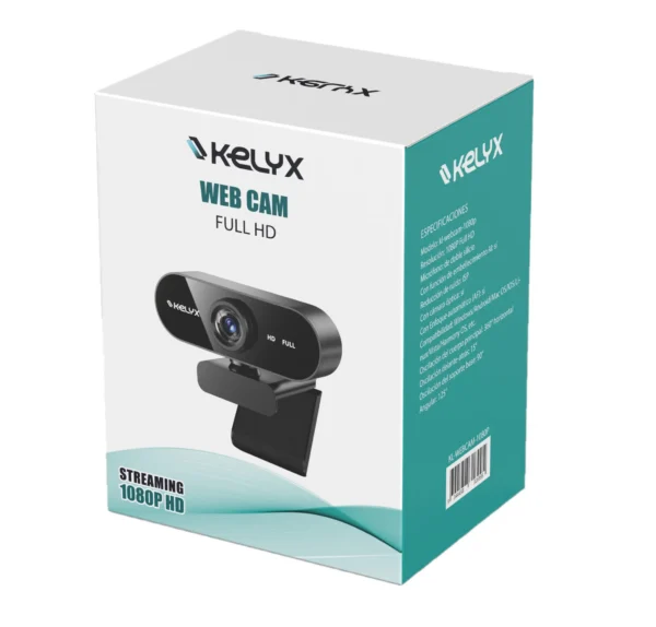 Webcam Kelyx 1080p Full HD con Microfono