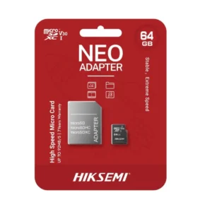 Memoria Hiksemi Neo Micro Sd Con Adaptador 64Gb Clase 10