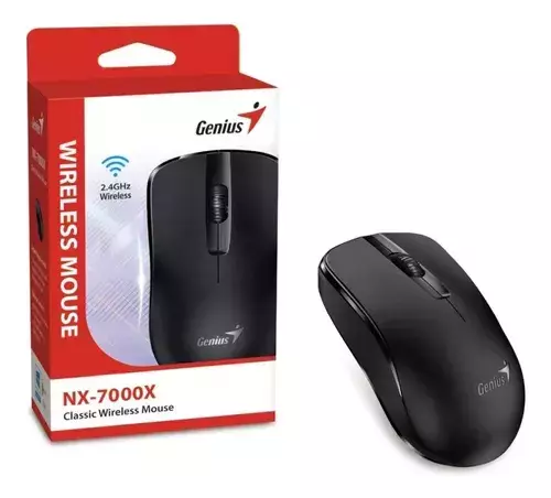 Mouse Genius NX-7000X Negro Inalambrico