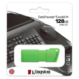 Pendrive Kingston 128GB DT Exodia M 3.2 Verde