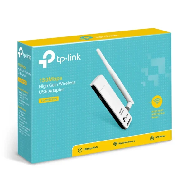 Placa De Red Wireless Usb 300Mbps Tl-Wn722N