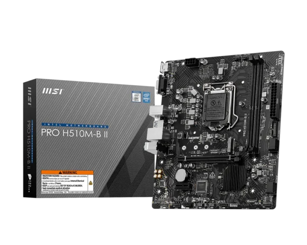 Motherboard MSI H510M-B II DDR4 S/1200 (Solo 10º)