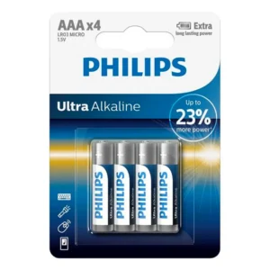 Pila Philips Ultra Alcalina AAA (Blister x 4)