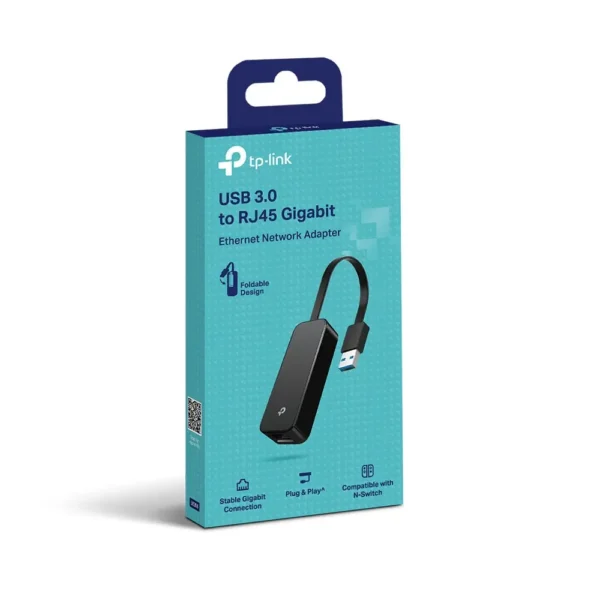 Placa De Red Externa TP-Link Usb Tipo C a RJ45 Gigabit UE300C