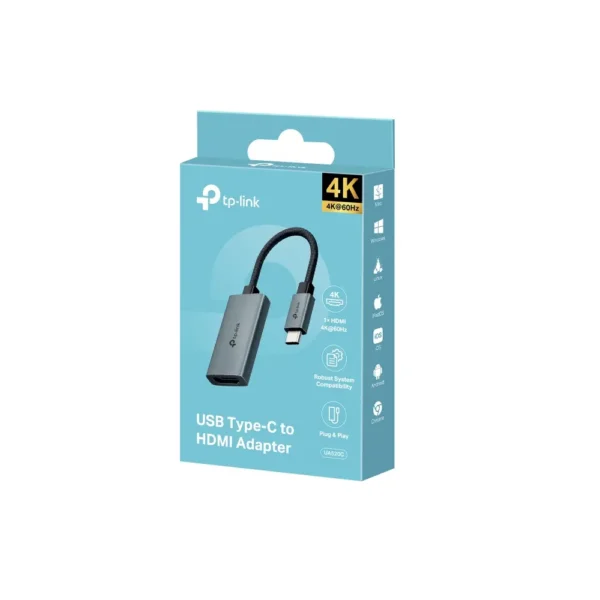 Placa De Red Externa TP-Link Usb Tipo C a RJ45 Gigabit UE300C