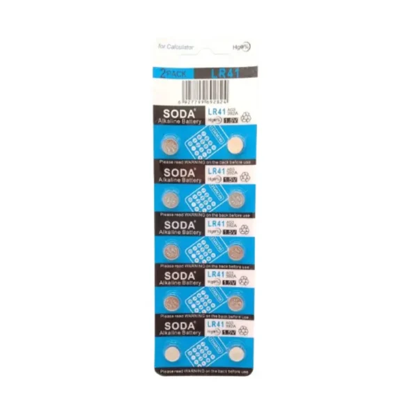 Pila Soda Ag3 / Lr41 (Blister X 10)