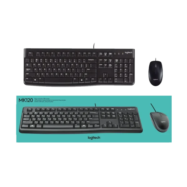 Teclado Y Mouse Logitech MK120 Usb