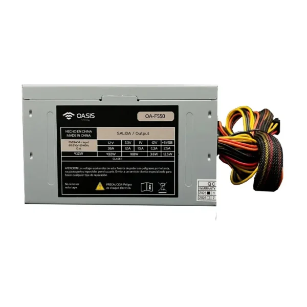 Fuente De Alimentacion 550W Oasis OA-F550