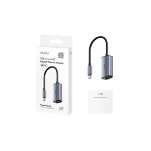 Placa De Red Externa Cudy USB C a RJ45 Gigabit UE10C