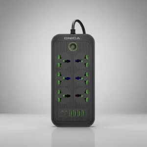 Prolongador Zapatilla Onica 6 Enchufes + 4 USB + 2 USB-C (Cable 2 Metros) BN0468