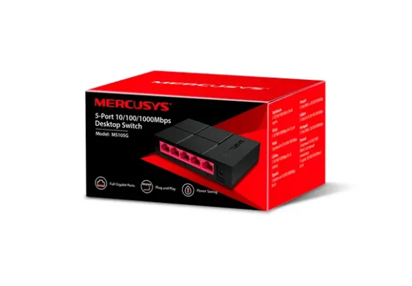 Switch-Ethernet-5-Puertos-Ms105G-Mercusys-Gigabit-1.webp Switch Ethernet 5 Puertos Ms105G Mercusys Gigabit